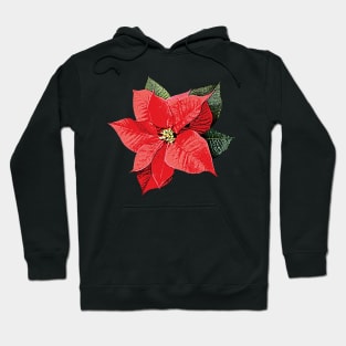 One Poinsettia Hoodie